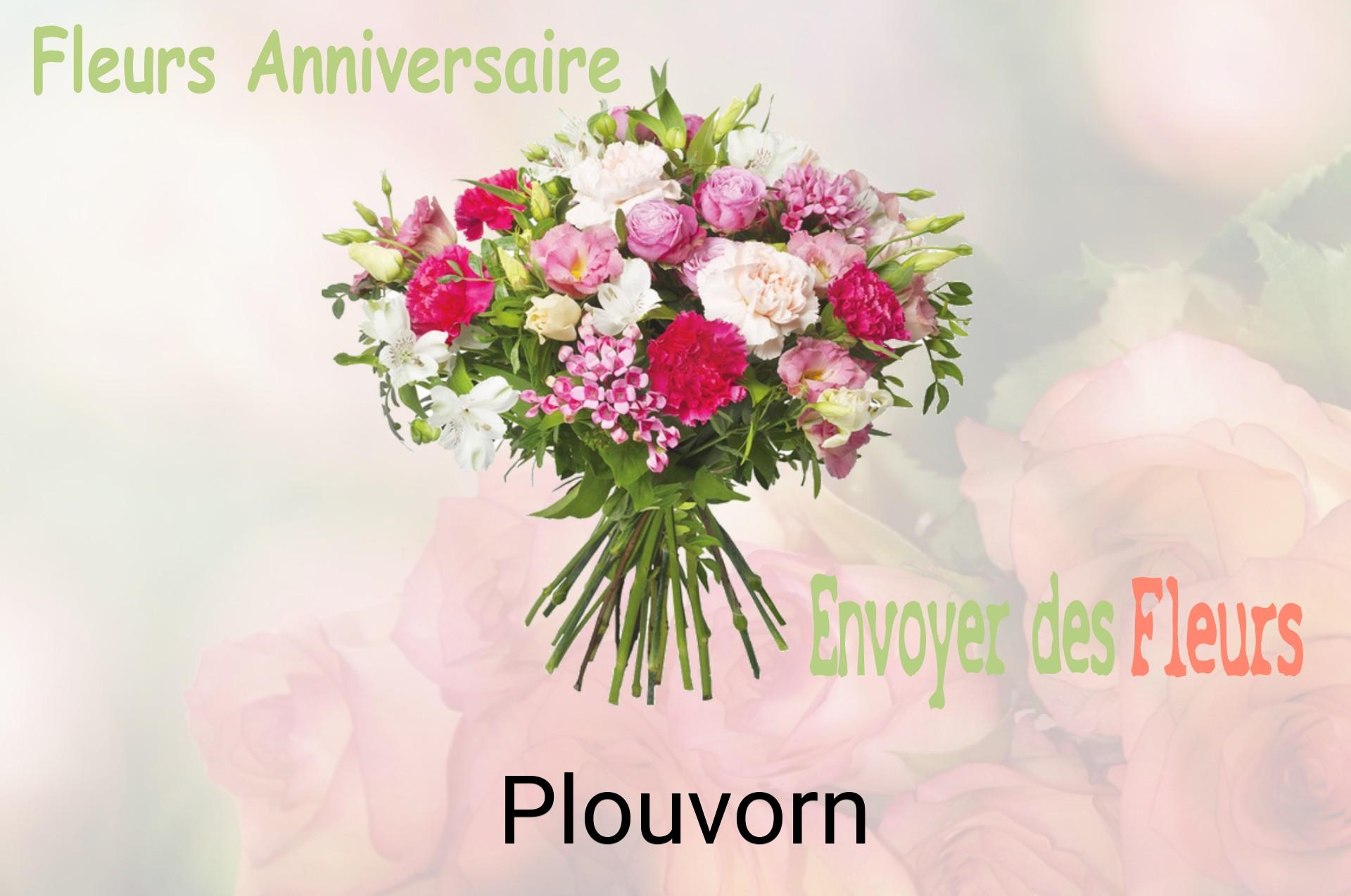 Bouquet de fleurs d’anniversaire livré à Plouvorn